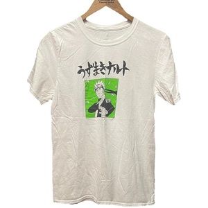 Naruto anime short sleeve graphic show series crewneck TV cartoon T-shirt